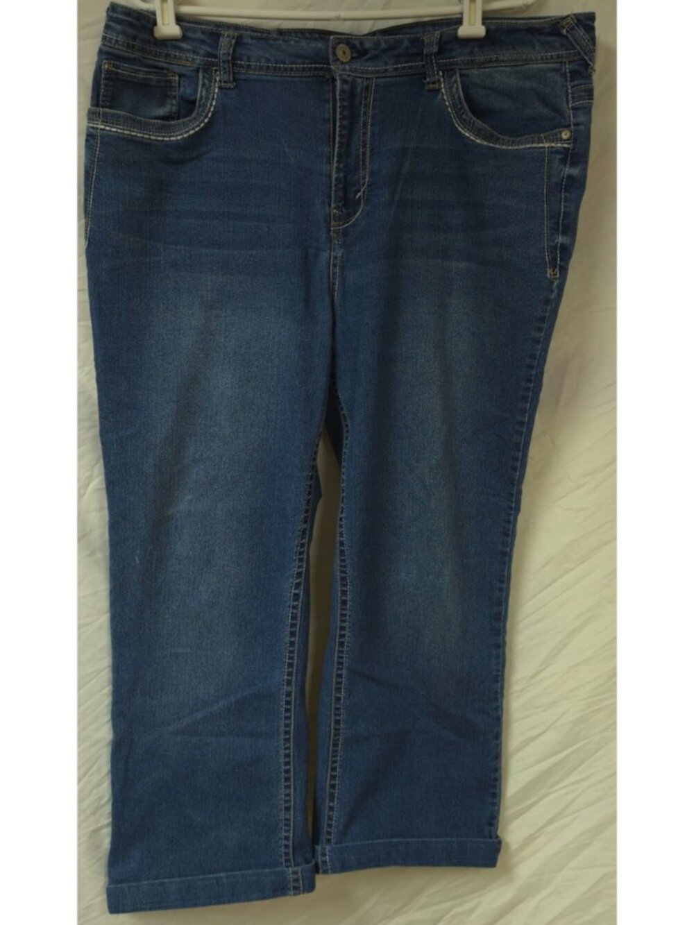Wallflower Womens 22 Legendary Bootcut Mid-Rise Insta Stretch Jeans 42X27